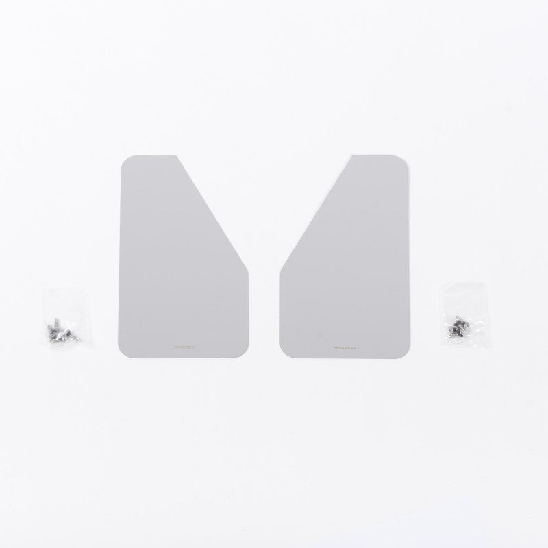 Putco Universal - SS Mud Flap (6in x 10in) - w/o Rubber Extension Mud Flaps Putco