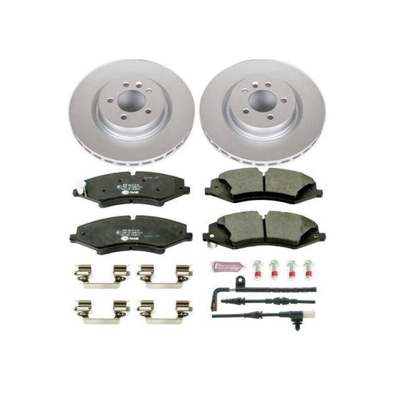 Power Stop 10-13 Land Rover Range Rover Sport Front Euro-Stop Brake Kit Brake Kits - OE PowerStop