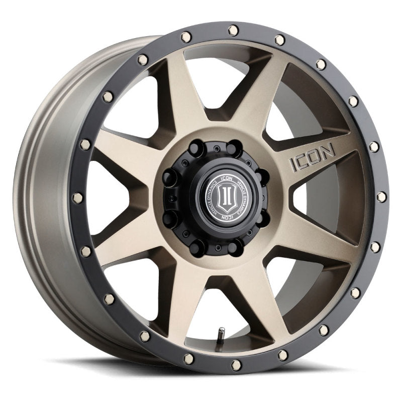 ICON Rebound 20x9 8x180 12mm Offset 5.5in BS Bronze Wheel Wheels - Cast ICON