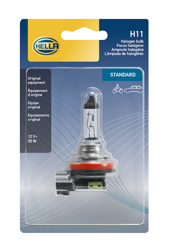 Hella Bulb H11 12V 55W Pgj192 T4 Sb Bulbs Hella