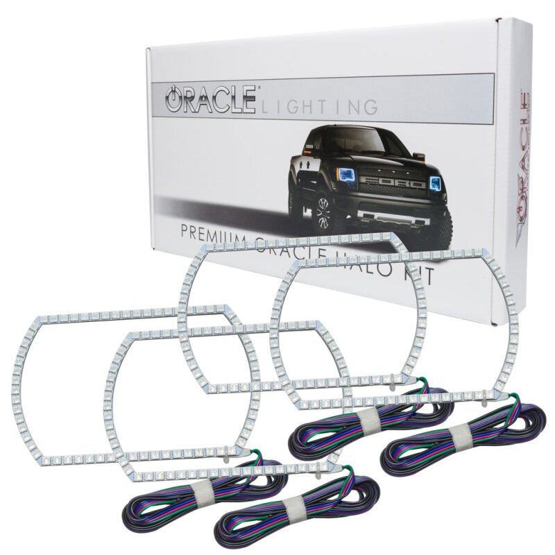 Oracle Chevy Silverado 14-15 Halo Kit Projector Style - ColorSHIFT w/ BC1 Controller Headlights ORACLE Lighting