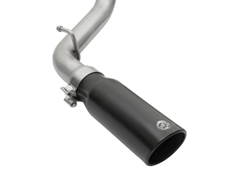aFe MACHForce XP Cat Back SS Exhausts Black Tips 05-12 Toyota Tacoma L4-2.7L Catback aFe