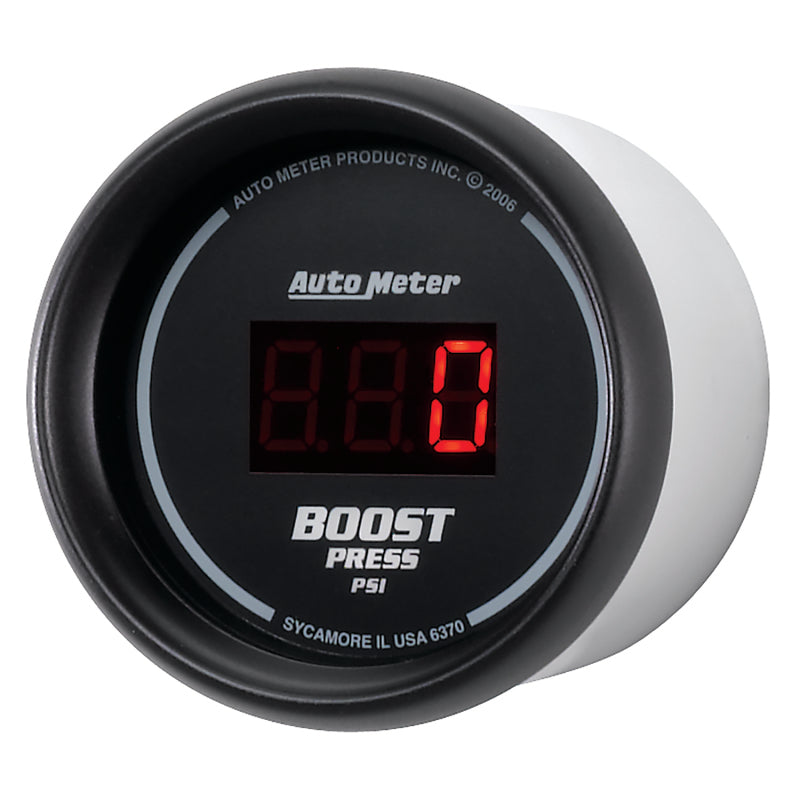Autometer SportComp 52mm Digital 0-60 PSI Boost Gauge Gauges AutoMeter