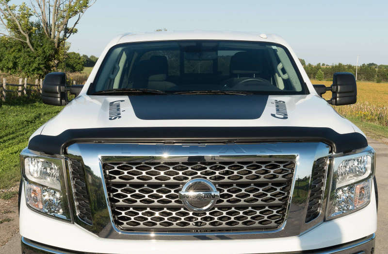 EGR 16+ Nissan Titan XD Superguard Hood Shield - Matte Body Side Moldings EGR