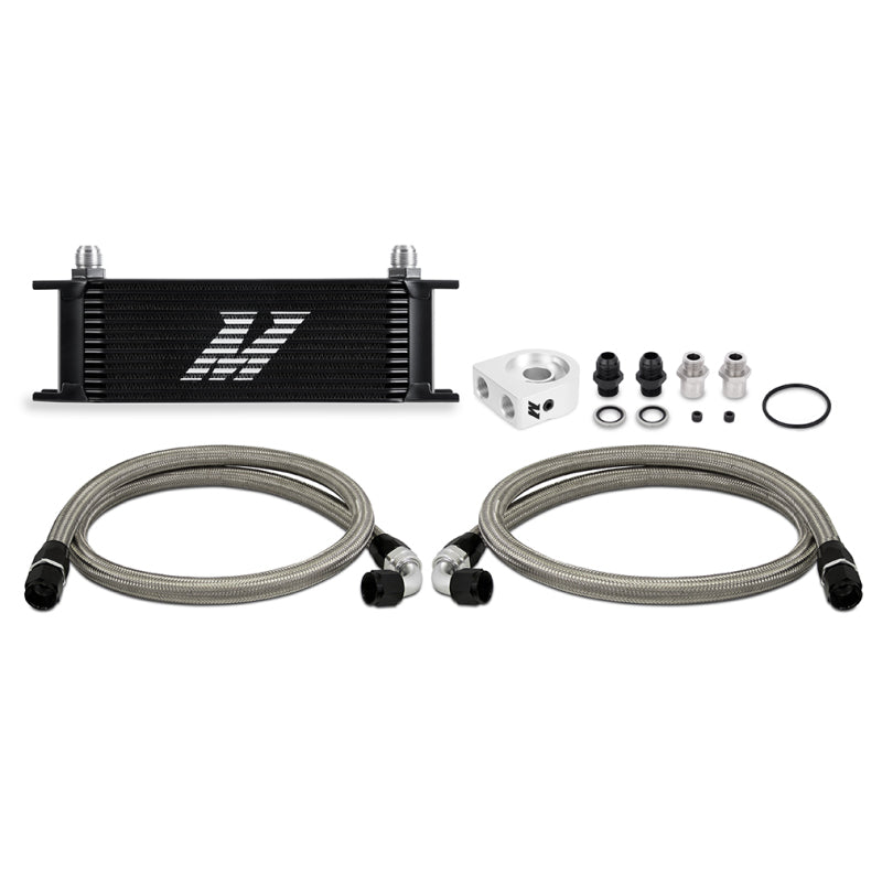 Mishimoto Universal 13 Row Oil Cooler Kit (Black) Oil Coolers Mishimoto
