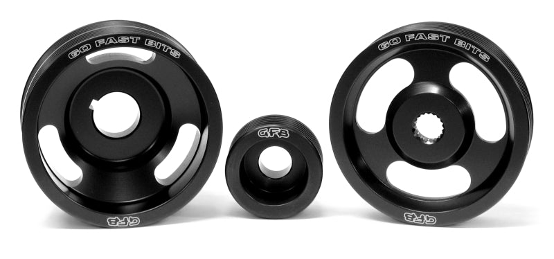 GFB 94-98 Subaru WRX Light-Weight Engine Pulley (Crank/Alternator/Power Steering Pulleys/Belts inc) Pulleys - Crank, Underdrive Go Fast Bits