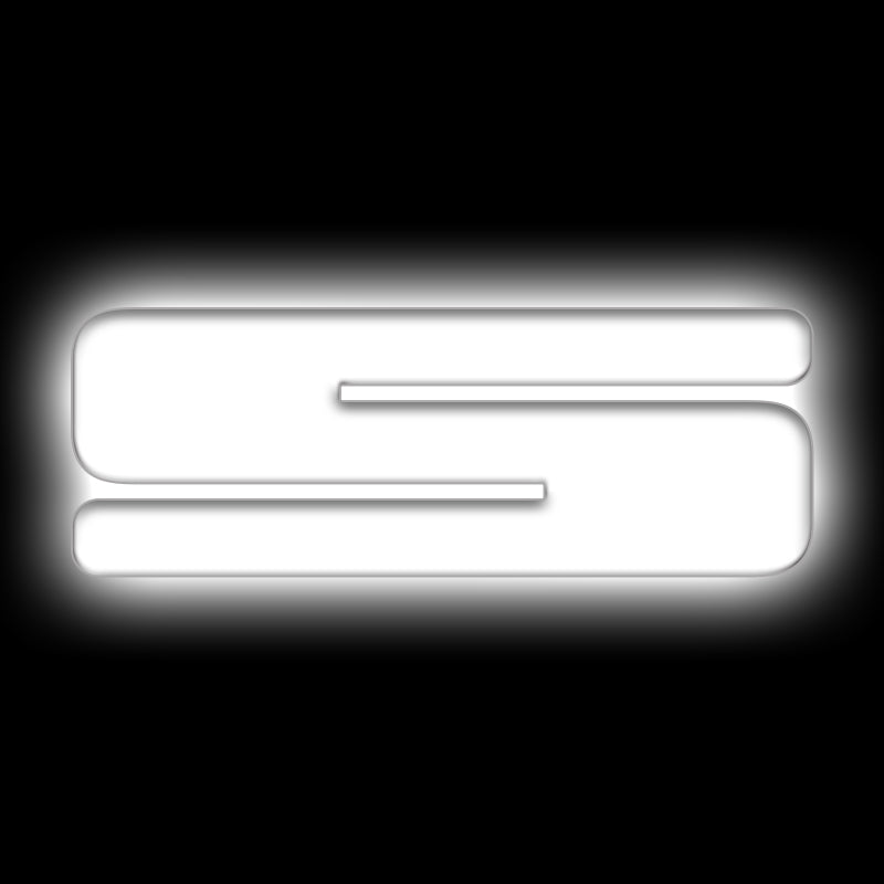 ORACLE Lighting Universal Illuminated LED Letter Badges - Matte Wht Surface Finish - S Light Accessories and Wiring ORACLE Lighting