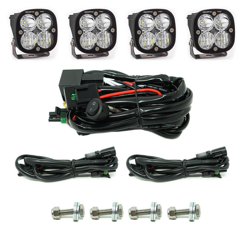 Baja Designs 2019+ Ford Ranger Squadron Pro Grille Kit Light Bars & Cubes Baja Designs