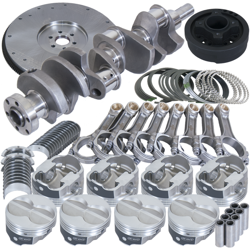 Eagle Ford 302 3.400in Crank 5.400in I-Beam Rods 4.060in Pistons 164 Tooth FW Balanced Assembly Rotating Assemblies Eagle