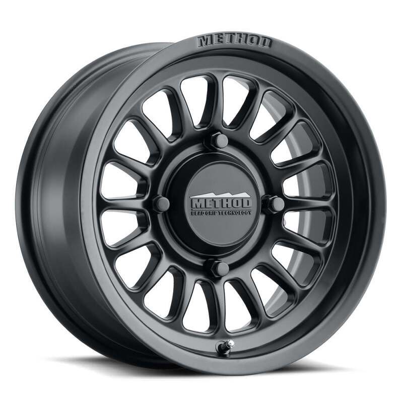 Method MR411 Bead Grip 15x7 / 5+2/38mm Offset / 5x4.5 / 72 CB Matte Black Wheel Wheels - Cast Method Wheels