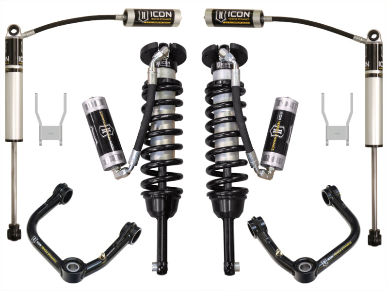 ICON 12-15 Toyota Hilux 0-3in Stage 4 Suspension System w/Tubular Uca Coilovers ICON