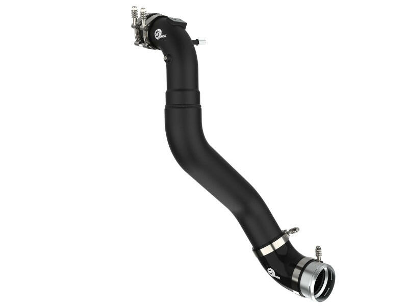 aFe BladeRunner 21-22 Ford F-150 Ecoboost V6-3.5L(tt) Aluminum Hot and Cold Charge Pipe Kit Black Intercoolers aFe