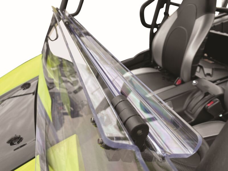 QuadBoss 16-22 Kawasaki KRF800 Teryx Windbreak Folding Windshield Windshields QuadBoss