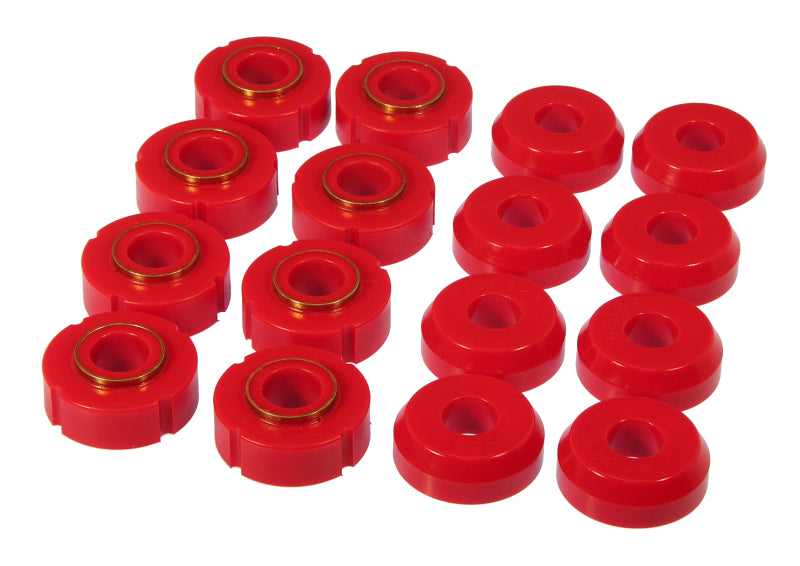 Prothane 66-77 Ford Bronco Body Mount - Red Bushing Kits Prothane