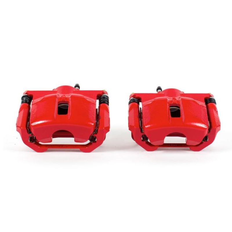 Power Stop 09-14 Nissan Maxima Front Red Calipers w/Brackets - Pair Brake Calipers - Perf PowerStop
