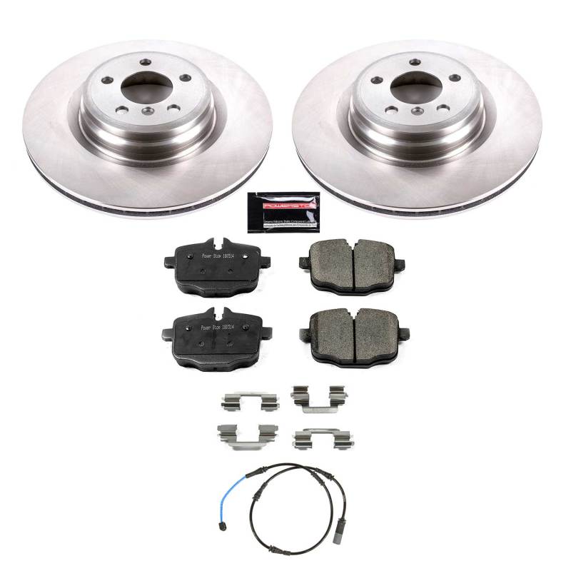 Power Stop 16-19 BMW Alpina B6 xDrive Gran Coupe Rear Autospecialty Brake Kit Brake Kits - OE PowerStop