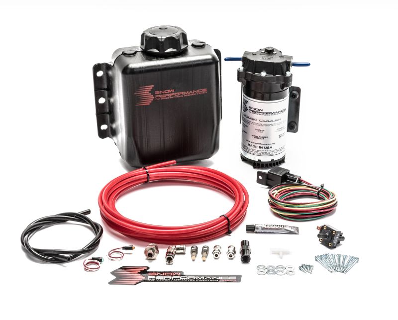 Snow Performance Stg 1 Boost Cooler TD Water Injection Kit (Incl. Red Hi-Temp Tubing/Quick Fittings) Water Meth Kits Snow Performance