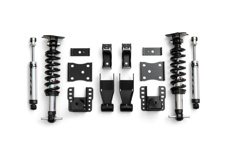 QA1 07-18 Chevrolet Silverado 1500 2WD 4-6in Lowering Kit - Single Adj. Coilovers QA1