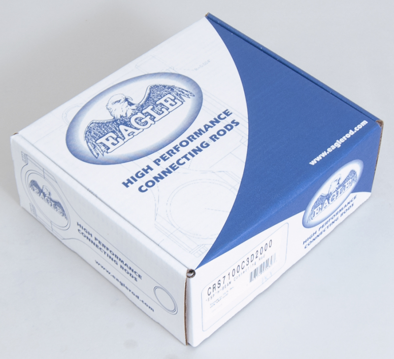 Eagle Chrysler Rb Stroker 7.100in Length ARP 2000 Bolts Forged 4340 Steel H-Beam Rods - Set of 8 Connecting Rods - 8Cyl Eagle