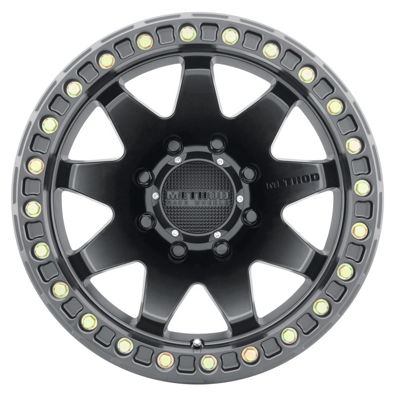 Method MR108 17x9 -44mm Offset 8x6.5 130.81mm CB Matte Black w/BH-H24125-38 Wheel Wheels - Cast Method Wheels