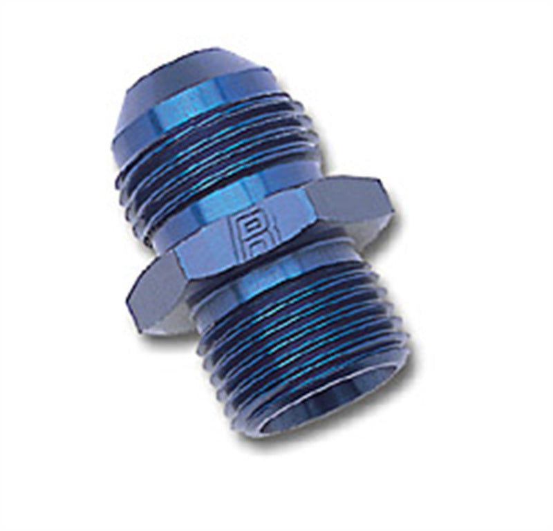 Russell Performance -6 AN Flare to 12mm x 1.5 Metric Thread Adapter (Blue) Fittings Russell