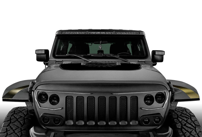 Oracle Jeep Wrangler JL/Gladiator JT Integrated Windshield LED Light Bar System Light Mounts ORACLE Lighting