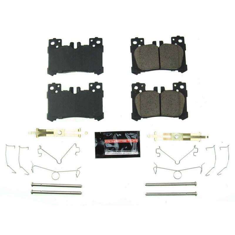 Power Stop 2018 Lexus LC500 Rear Z23 Evolution Sport Brake Pads w/Hardware Brake Pads - Performance PowerStop
