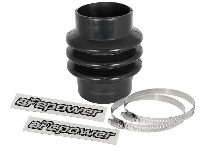 aFe Magnum FORCE Intake Coupling Kit (3 IN ID to 3-1/8 IN ID x 4-3/4 IN L) Straight Black Air Intake Components aFe