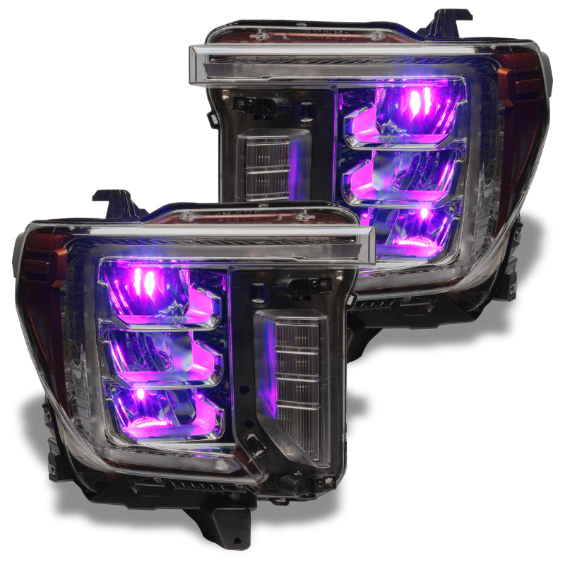 Oracle 19-21 Silverado/Sierra 1500 RGB Demon Eye Headlight Kit - w/o Controller Headlights ORACLE Lighting