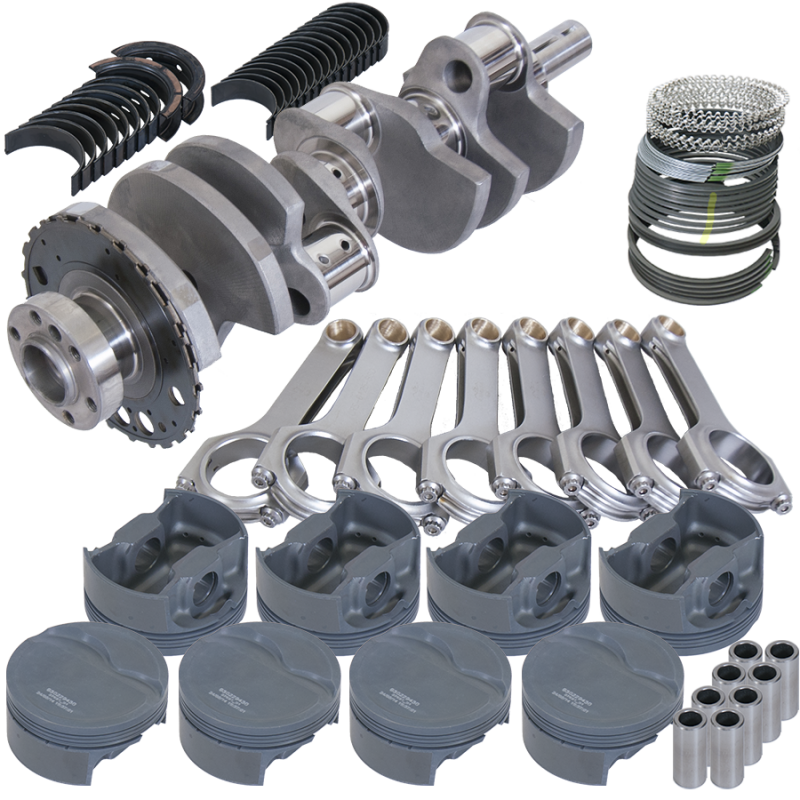 Eagle Chevy LS2 4.000in Crank 24 Tth Reluctor 6.125in H-Beam -14cc 4.000in Pistons Rotating Assembly Rotating Assemblies Eagle