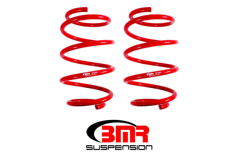 BMR 16-17 6th Gen Camaro Front Performance Version Lowering Springs - Red Lowering Springs BMR Suspension