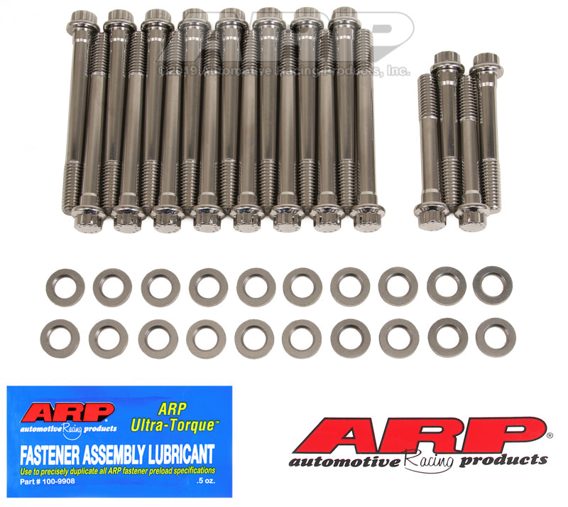 ARP Oldsmobile 350-455 7/15in SS 12pt Head Bolt Kit Head Stud & Bolt Kits ARP