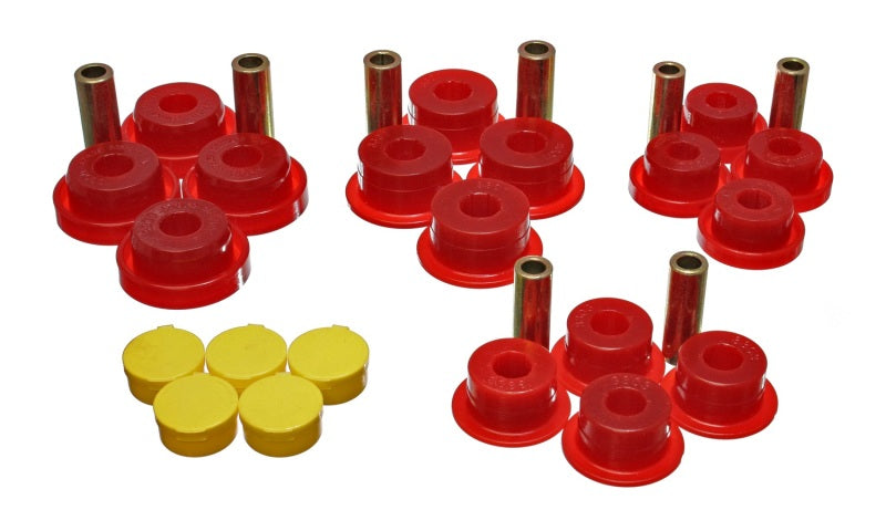 Energy Suspension Dodge Frt Cab Set - Red Bushing Kits Energy Suspension