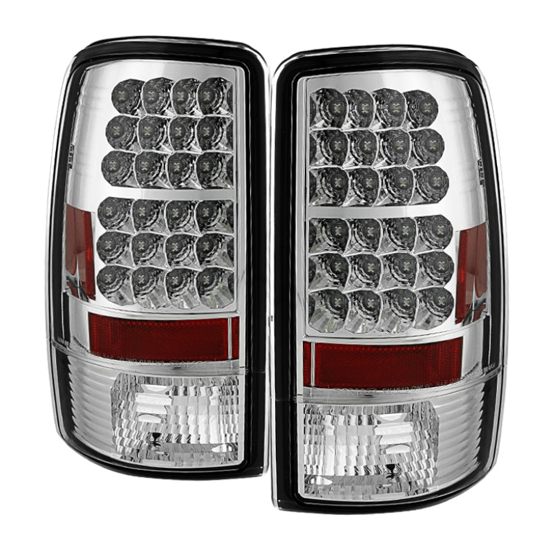 Spyder Chevy Suburban/Tahoe 1500/2500 00-06/GMC Yukon LED Tail Lights Chrome ALT-YD-CD00-LED-C Tail Lights SPYDER