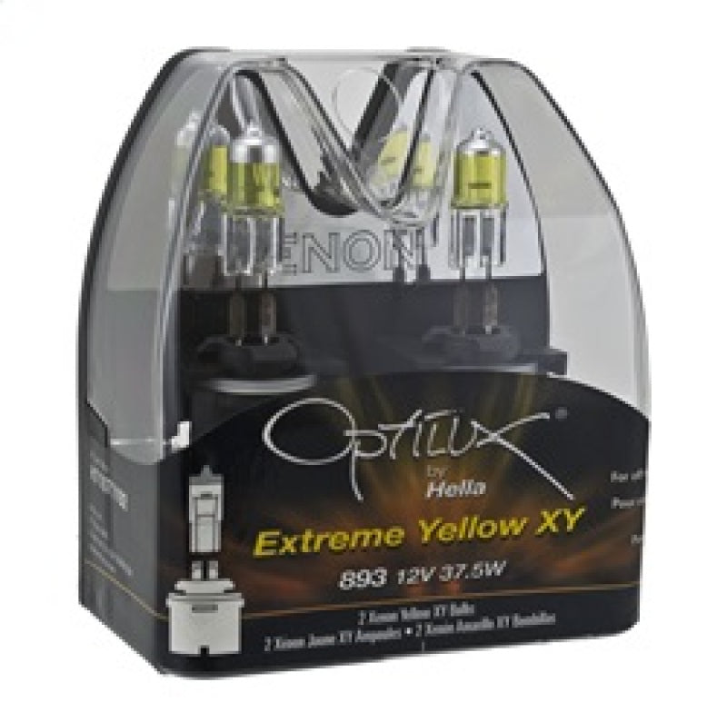 Hella Optilux 893 12V 37.5W Extreme Yellow Bulbs (Pair) Bulbs Hella