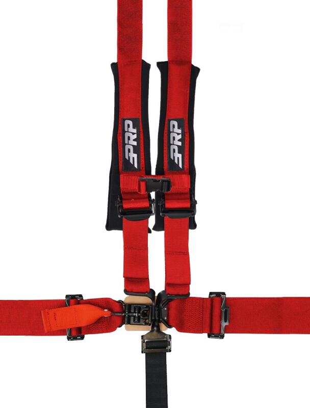 PRP 5.2 Harness - Red Seat Belts & Harnesses PRP Seats