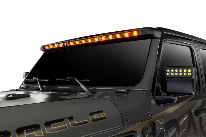 Oracle Jeep Wrangler JL/Gladiator JT Integrated Windshield LED Light Bar System Light Mounts ORACLE Lighting