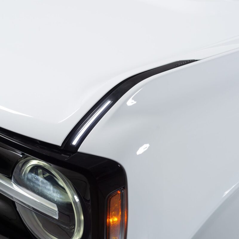 Putco 22-24 Ford Bronco Luminix DRL LED Light Hood Limb Riser (Factory Hood Side Hinge Replacments) Exterior Trim Putco