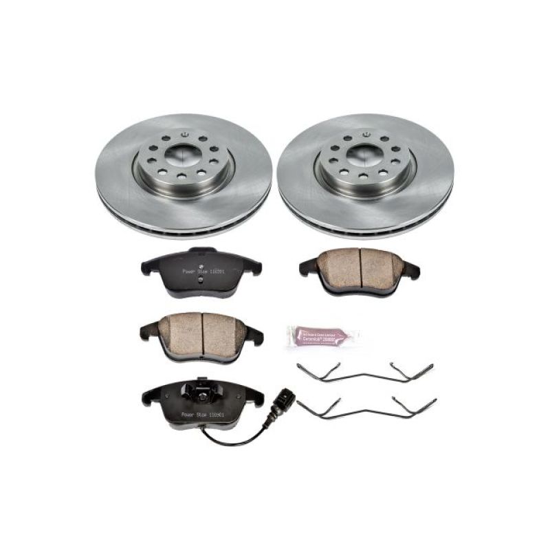 Power Stop 15-18 Audi Q3 Front Autospecialty Brake Kit Brake Kits - OE PowerStop