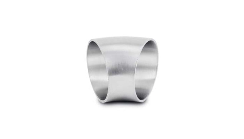 Vibrant 1.5in OD T304 SS 45 Deg Mandrel Bend Elbow (1.5in Centerline Radius) Steel Tubing Vibrant