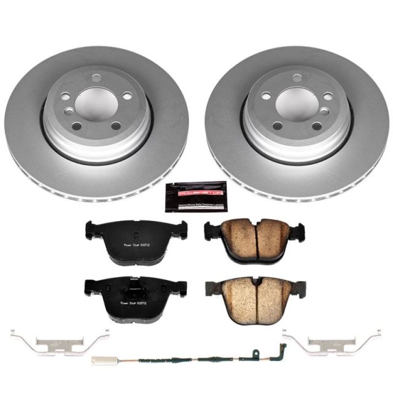 Power Stop 02-05 BMW 745i Rear Z23 Evolution Sport Coated Brake Kit Brake Kits - Performance D&S PowerStop