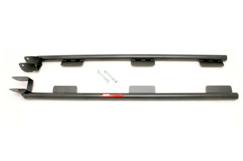 BMR 98-02 4th Gen F-Body Convertible LS1 Weld-On Tubular Subframe Connectors - Black Hammertone Chassis Bracing BMR Suspension