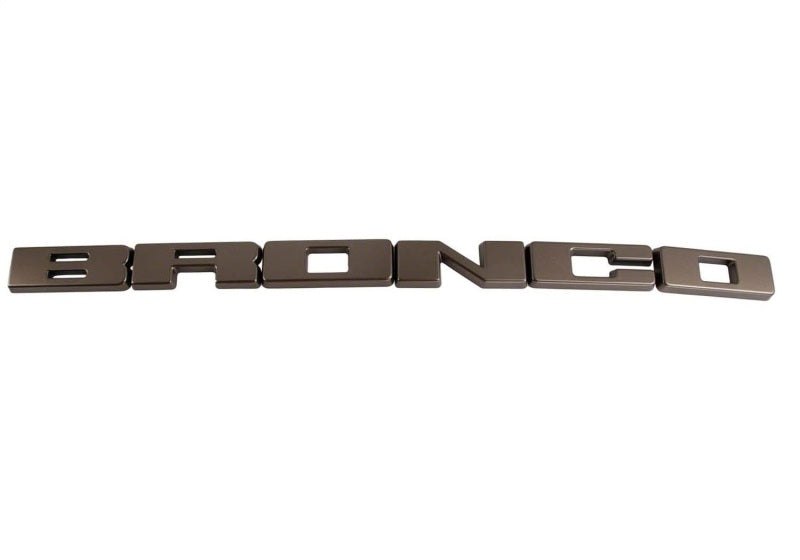 Ford Racing 2021+ Bronco Grille Lettering Overlay Kit - Bronze Other Body Components Ford Racing