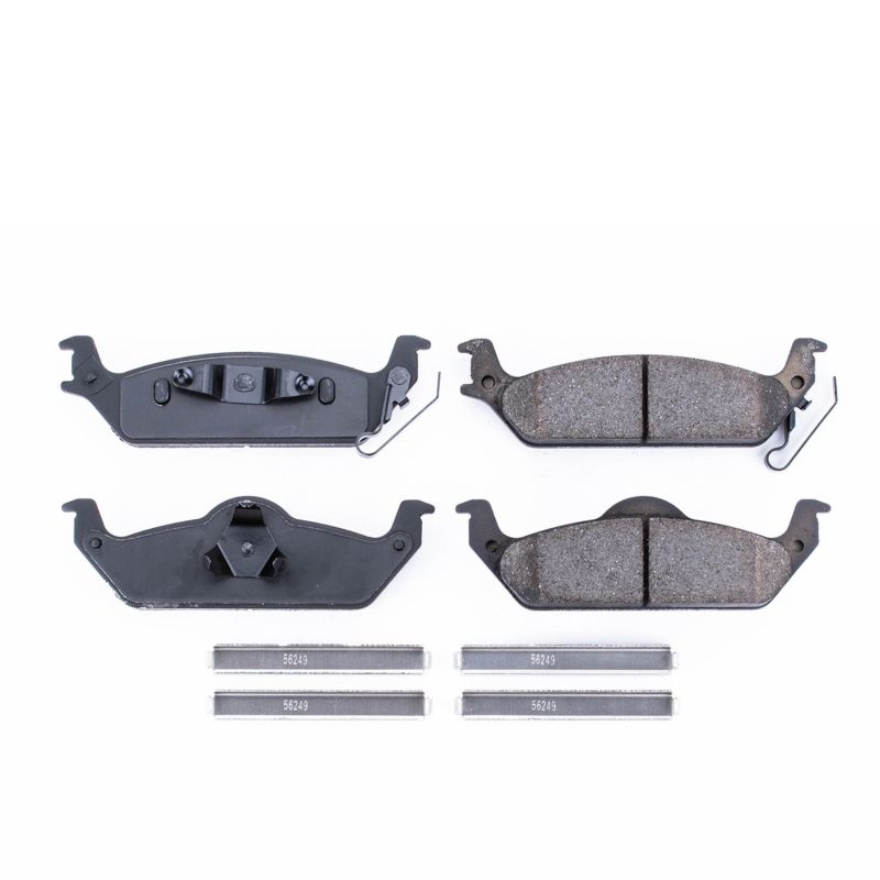 Power Stop 03-04 Dodge Dakota Rear Z17 Evolution Ceramic Brake Pads w/Hardware Brake Pads - OE PowerStop