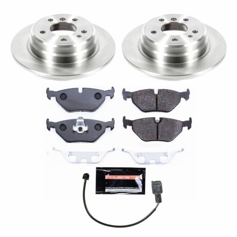 Power Stop 90-95 BMW 525i Rear Track Day Brake Kit Brake Kits - Performance Blank PowerStop