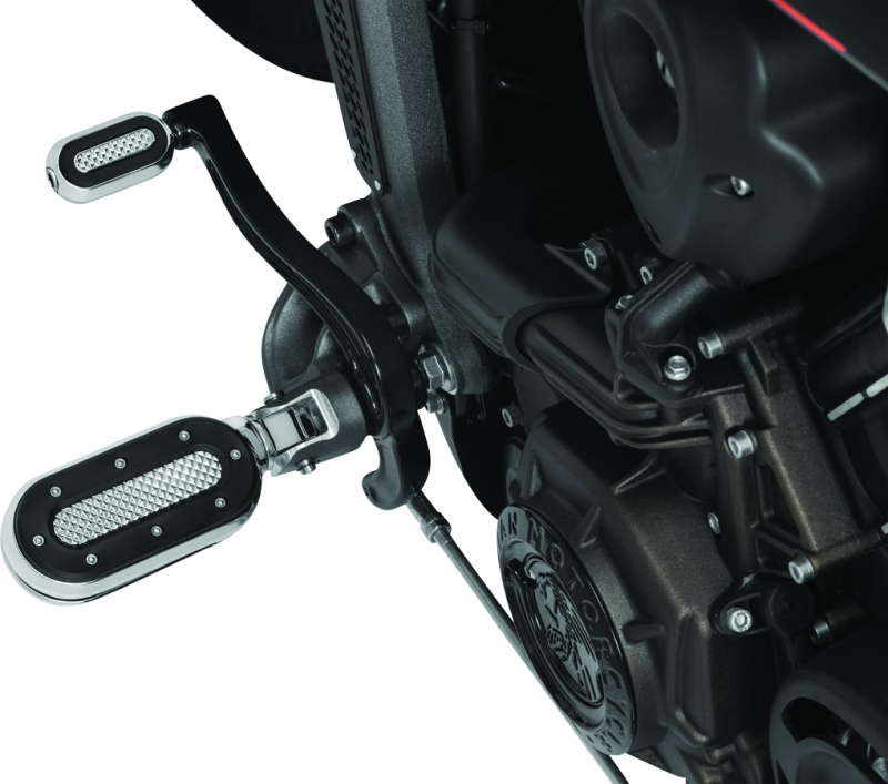 Kuryakyn Heavy Industry Shift & Brake Peg Chrome Footpegs Kuryakyn