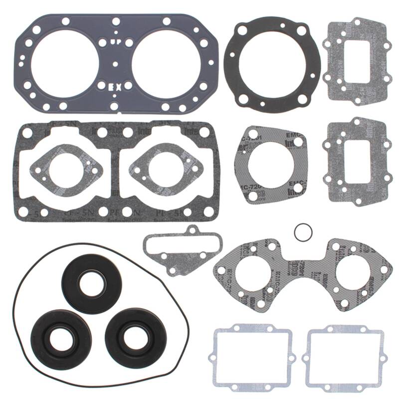 Vertex Gaskets 95-97 Kawasaki JH750 ZXi Complete Gasket Kit w/ Oil Seals Engine Hardware Vertex Pistons