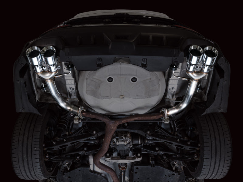 AWE Tuning 22-25 Subaru VB WRX Track Edition Axle-Back Exhaust - Chrome Silver Tips Axle Back AWE Tuning