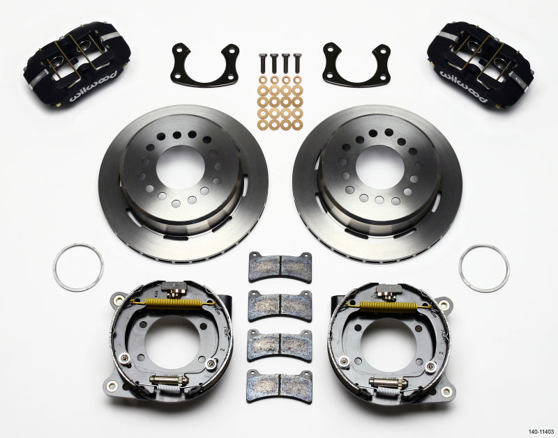 Wilwood Dynapro Low-Profile 11.00in P-Brake Kit Small Ford 2.50in Offset Big Brake Kits Wilwood