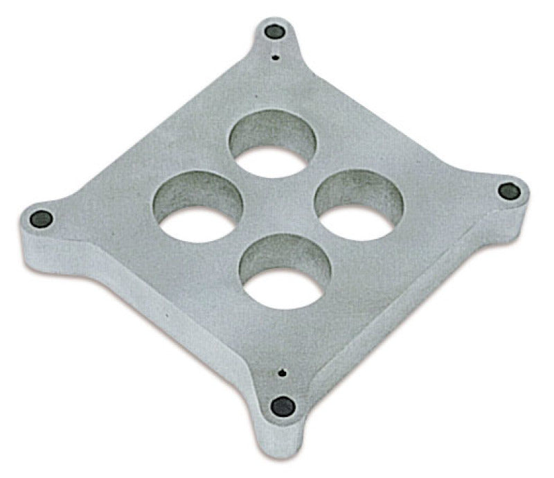 Moroso 4150/4160 Carburetor Spacer - 4 Hole Plenum - 1in - Billet Aluminum Hardware - Singles Moroso